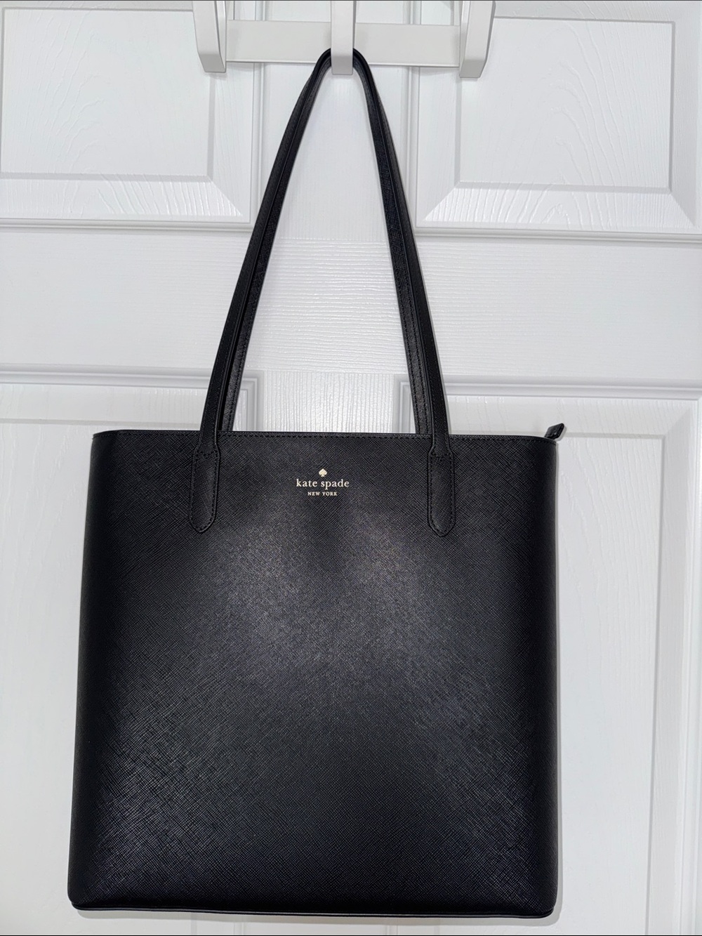 kate spade Black Saffiano Leather Tote